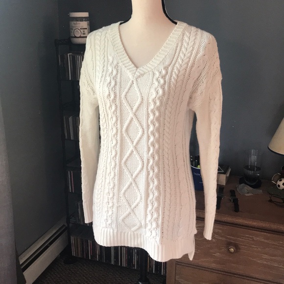 Faded Glory Sweaters - 4-6 Big Comfy Cream Sweater